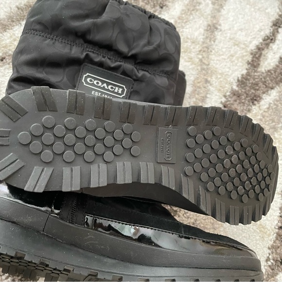 Coach Black Jordy Winter Boots - Picture 11 of 11